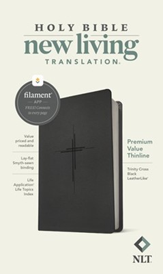 NLT Premium Value Thinline Bible, Filament-Enabled Edition (Leather Binding)