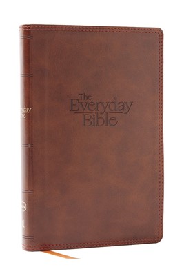 NKJV, The Everyday Bible, Leathersoft, Brown, Red Letter (Leathersoft)