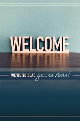 Welcome We're So Glad You're Here! Welcome Folder (12 Pack) (Cards)