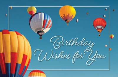 Birthday Wishes For You Postcards (25 Pk) (Postcard)