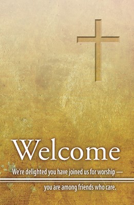 Welcome - Cross Pew Cards -  3