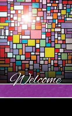 Welcome - Stain Glass Window Pew Cards -  3
