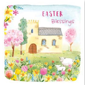 Easter Cards: Easter Blessings Church (Pack of 5) (Cards)