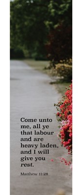 Inspirational Bookmark: All Ye That Labour (Package Of 25) (Bookmark)