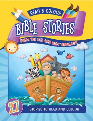 Read and Colour Bible Stories from the Old and New Testament (Paperback)