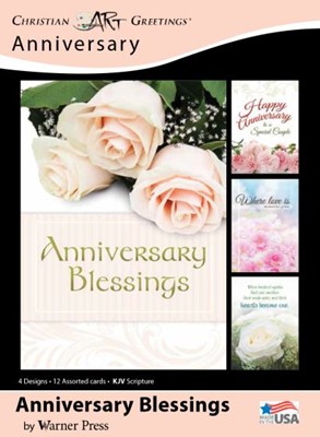Anniversary Blessings - Boxed Cards (pack of 12) (Cards)