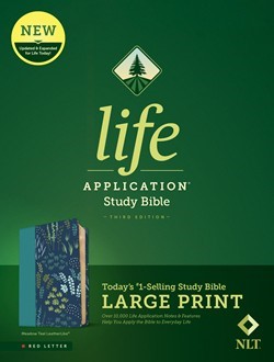 NLT Life Application Study Bible, Third Edition, Large Print (Leather Binding)