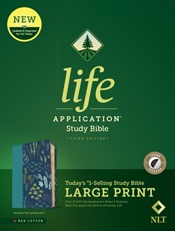 NLT Life Application Study Bible, Third Edition, Large Print (Leather Binding)