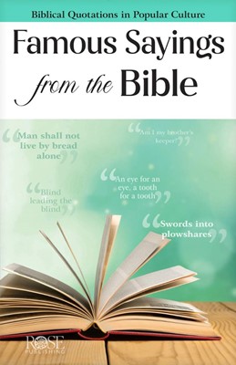 Famous Sayings From The Bible (Pamphlet)
