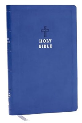 NKJV Value Ultra Thinline Bible, Blue, Red Letter (Hard Cover)