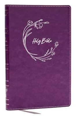 NKJV Ultra Thinline Bible, Purple Leathersoft, Red Letter (Hardback)