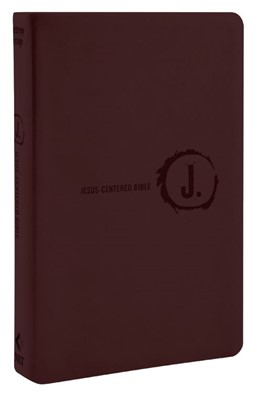 NLT Jesus-Centered Bible, Brown Leatherette cover (Imitation Leather)