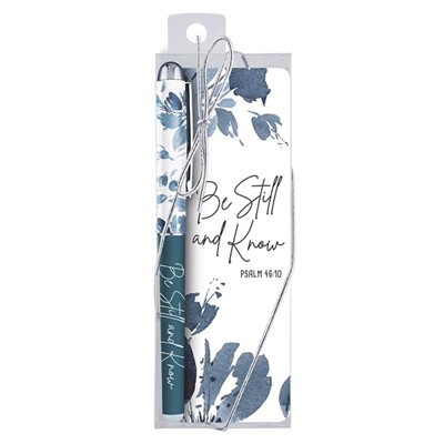 Be Still & Know Gift Pen with Bookmark (Pen)