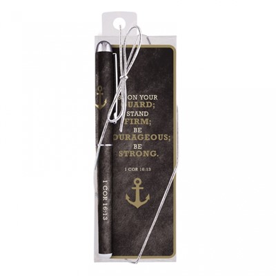 Be Strong Gift Pen with Bookmark (Pen)
