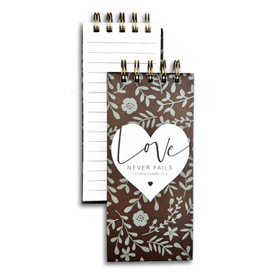 Love Never Fails Notepad (Notebook / Blank Book)