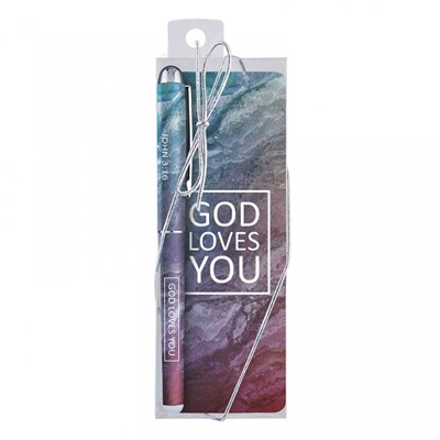God Loves You Pen and Bookmark Set (Pen)