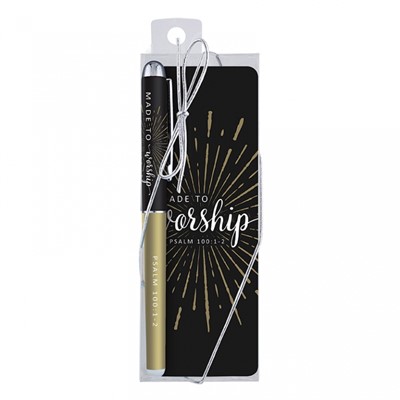 Made to Worship Pen and Bookmark Gift Set (Pen)