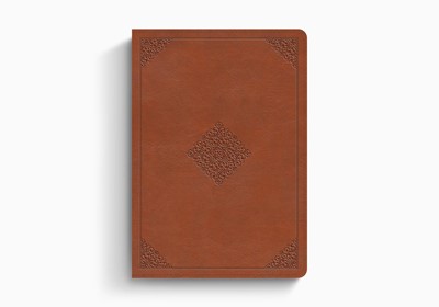 ESV Study Bible (Trutone, English Saddle, Ornament Design) (Imitation Leather)