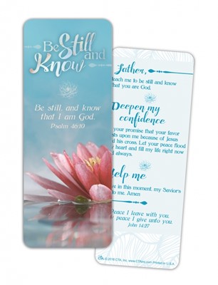 Be Still and Know Jumbo Bookmark (Bookmark)