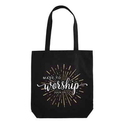 Made To Worship Canvas Tote Bag