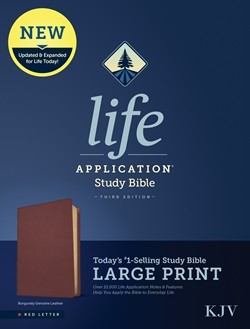 KJV Life Application Study Bible, Third Edition, Large Print (Leather Binding)