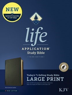 KJV Life Application Study Bible, Third Edition, Large Print (Leather Binding)