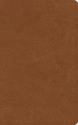 NASB Single-Column Personal Size Bible, Tan Genuine Leather (Leather Binding)