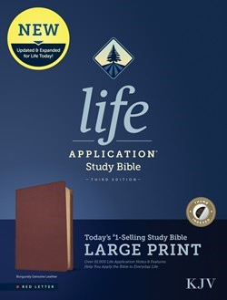 KJV Life Application Study Bible, Third Edition, Large Print (Leather Binding)