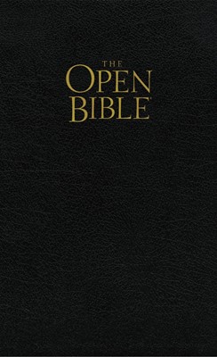 The KJV Open Bible (Bonded Leather)