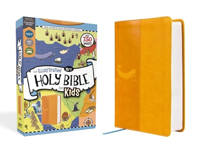NIrv, The Illustrated Holy Bible For Kids, Yellow (Imitation Leather)