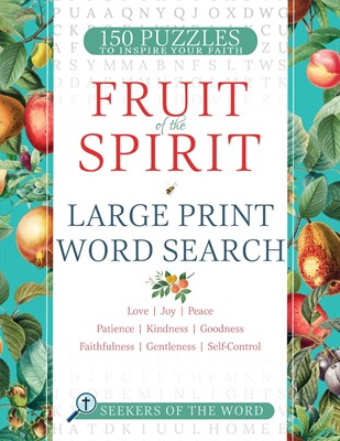 Fruit of the Spirit Large Print Word Search (Paperback)