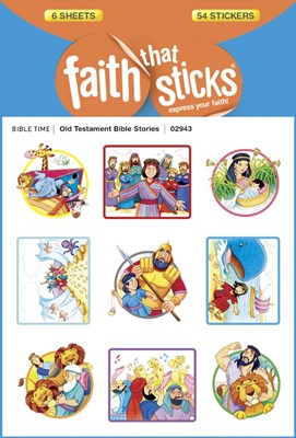 Old Testament Bible Stories - Faith That Sticks Stickers (Stickers)