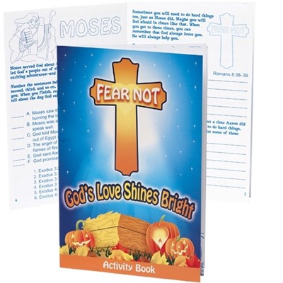 Fear Not God's Love Shines Bright Activity Book (Paperback)