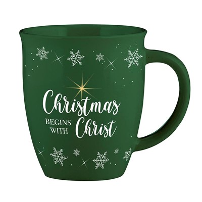 Mug - Christmas Begins With Christ (Other Merchandise)