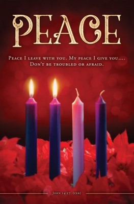 Advent Peace John 14:27 Bulletin (pack of 100) (Bulletin)