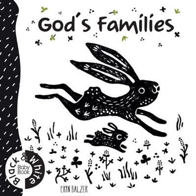 God's Families: Black and White Baby Book (Board Book)