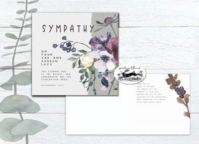 Sympathy On Your Sad And Sudden Loss - Greeting Card (Cards)