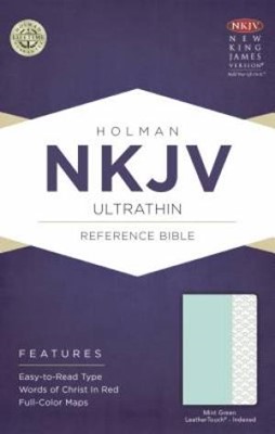 NKJV Ultrathin Reference Bible, Mint Green, Indexed (Imitation Leather)