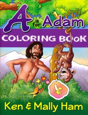 A is for Adam Colouring Book (Paperback)