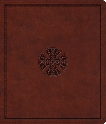 ESV Journaling Bible, TruTone, Brown, Mosaic Cross Design (Imitation Leather)