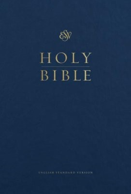 ESV Pew and Worship Bible, Large Print (Blue) (Hard Cover)