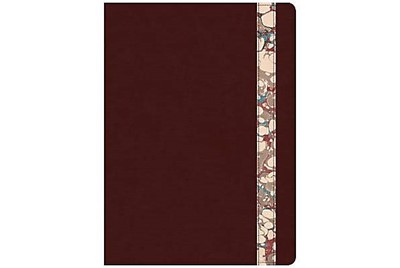 CSB Spurgeon Study Bible, Burgundy/Marble LeatherTouch® (Imitation Leather)