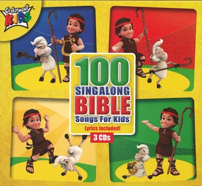 100 Singalong Bible Songs For Kids (CD-Audio)
