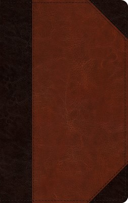 ESV Large Print Personal Size Bible, TruTone, Brown/Cordovan (Imitation Leather)