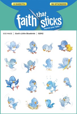 God's Little Bluebirds - Faith That Sticks Stickers (Stickers)