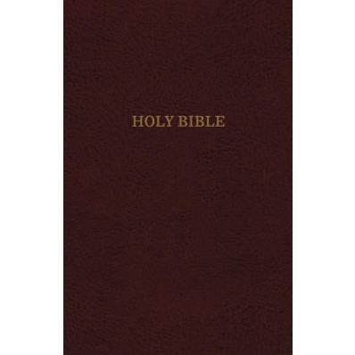 KJV Reference Bible, Burgundy, Giant Print, Idx., Red Letter (Bonded Leather)