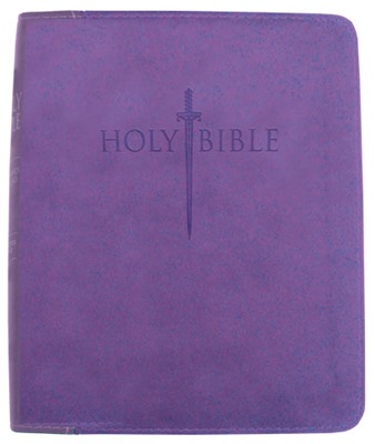 Kjver Sword Study Bible/Personal Size Large Print-Purple (Imitation Leather)
