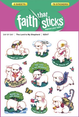 Lord Is My Shepherd - Faith That Sticks Stickers (Stickers)