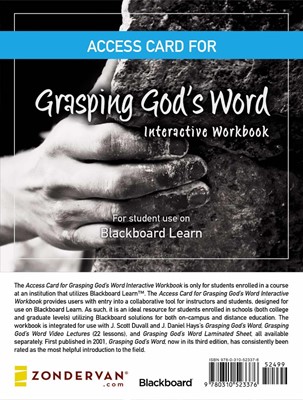 Access Card For Grasping God's Word Interactive Workbook (Paperback)