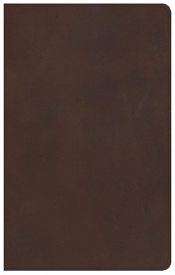 KJV Ultrathin Reference Bible, Brown Genuine Leather (Genuine Leather)